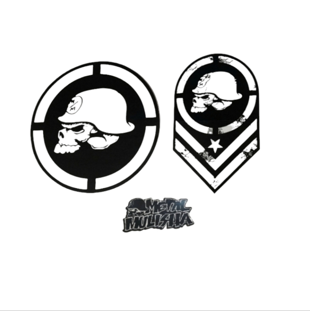 Metal Mulisha Vinyl Decal Sticker Set